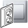 Legrand Двойная розетка - Galea Life - 2х2К+3 - винтовые клеммы 771330