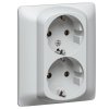 Legrand Двойная розетка - Galea Life - 2х2К+3 - винтовые клеммы 771331