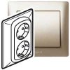 Legrand Двойная розетка - Galea Life - 2х2К+3 - винтовые клеммы 771430