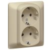 Legrand Двойная розетка - Galea Life - 2х2К+3 - винтовые клеммы 771431