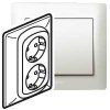 Legrand Двойная розетка - Galea Life - 2х2К+3 - винтовые клеммы 771530