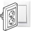 Legrand Розеточный блок - Valena - немецкий стандарт - 2х2К+3 - на винтах 774400