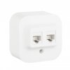 Legrand Розетка двойная 2 x RJ45 - категория 5e - UTP - Quteo IP 20 782228