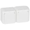 Legrand Розетки 2 х 2К+З с защитными шторками - 16 A - 250 В~ - Quteo IP 44 782323