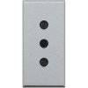 Legrand Axolute Розетка 2К+З, 10 А 250 В HC4113