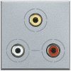 Legrand Axolute Аудио-видео Разъём RCAx3 HC4283