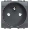 Legrand Розетка 2П + заземление 10А/16А 250В с защитными шторками 2 модуля L4142