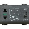Legrand Розетка для бритв с изолирующим трансформатором, питание 230В 50/60Гц L4177
