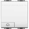 Legrand Livinglight Кнопка (NO) с символом Звонок, 2 модуля N4042M2N