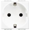 Legrand Розетка 2П + заземление 10А/16А с защитными шторками 2 модуля N4141