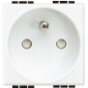 Legrand Розетка 2П + заземление 10А/16А 250В с защитными шторками 2 модуля N4142