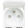 Legrand Розетка 2П + заземление 10А/16А 250В с крышкой N4145