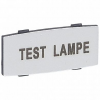 Legrand Osmoz вставк. узкая TEST LAMPE надпись 024345