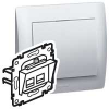 Legrand Розетка Galea Life RJ45 кат. 6 UTP 2 ВЫХ 775823