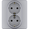 Legrand Inspiria Розетка 2 x 2К+З немецкий стандарт 16А 673752