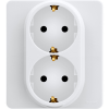 Legrand Inspiria Розетка 2 x 2К+З немецкий стандарт 16А 250В 673750