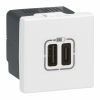 Legrand Mosaic Розетка 2xUSB-C для зарядки 077590