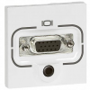 Legrand Розетка Mosaic HD15 + jack 3.5 мм 078774
