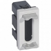Legrand Фиксатор кабеля Mosaic, 1 модуль, антибактериальный 077080