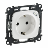 Legrand Valena ALLURE.Розетка комбинированная 2К+З 16А ~250В 753005