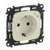 Legrand Valena ALLURE.Розетка комбинированная 2К+З 16А ~250В 753006