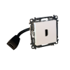 Legrand Valena LIFE. Розетка HDMI с предварительно подключенным разьемом 753175