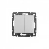Legrand Выключатель без фиксации перекидной двухклавишный 10A 250В 774218