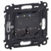 Legrand Механизм информационной розетки 2хRJ45, категория 6а, UTP 753045