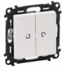 Legrand Модуль 2-клавишного выключателя с подсветкой Valena Life 752428