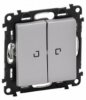 Legrand Модуль 2-клавишного выключателя с подсветкой Valena Life 752628