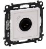 Legrand Аудиорозетка Valena Life с 3-контактной вилкой XLR с лицевой панелью 753174