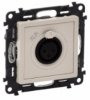 Legrand Модуль аудиорозетки с 3-контактным гнездом XLR, с лицевой панелью 753273
