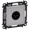 Legrand Аудиорозетка Valena Life с 3-контактной вилкой XLR с лицевой панелью 753374