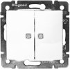 Legrand Переключатель на 2 направления, 2-клавишный 10АХ, 250В Valena 774212