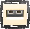 Legrand Модуль розетки телефонной 2хRJ11, 4 контакта, Valena 774339