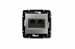 Legrand Модуль розетки 2ХRJ 45, UTP, Valena 770239