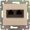 Legrand Модуль розетки информационной 2хRJ45, Категория 5е, с захватами, UTP 774131