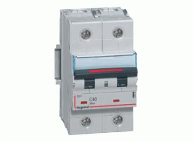 Фотография товара 'Legrand Автоматический выключатель, серия DX3, С3A, 30kA, 2-полюсный 409197'