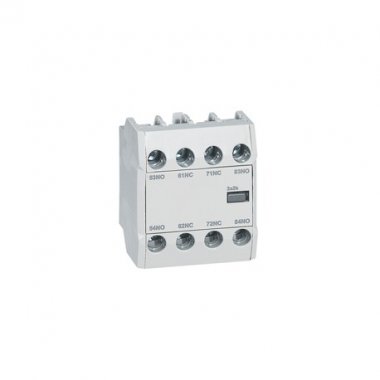 Фотография товара 'Legrand Блок вспомогательного контакта CTX3 фронтальный 2 НО + 2 НЗ 416855'