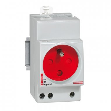 Фотография товара 'Legrand Розетка На Din-Р 2к+З С Ключом 004282'