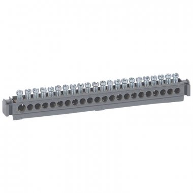 Фотография товара 'Legrand Клеммник универсальный 1х(6-25)+21х(1,5х16мм) 004826'