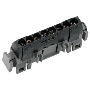 Фотография товара 'Legrand Клеммная колодка IP 2X - нейтраль - 8 x 1,5-16 мм - длина 75 мм 004842'