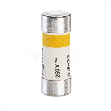 Фотография товара 'Legrand Бытовой цилиндрический предохранитель - 8,5x23 мм - с индикатором - 2 А 011402'