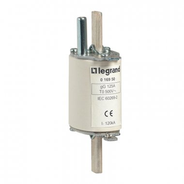 Фотография товара 'Legrand Предохранитель типа gG - размер 0 - с индикатором - 160 A 016855'