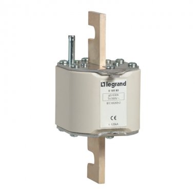 Фотография товара 'Legrand Предохранитель типа gG - размер 4 - с бойком - 630 A 018580'