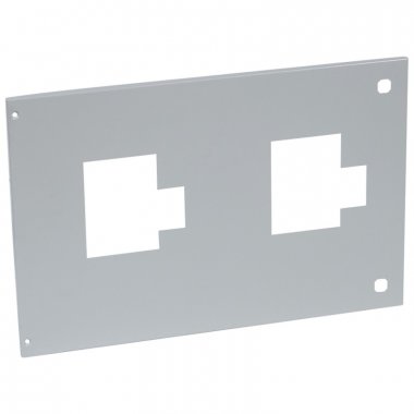 Фотография товара 'Legrand Металлическая лицевая панель - XL3 4000 - для 2 DPX 250 съёмного исполнения 021291'