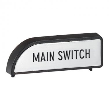 Фотография товара 'Legrand Маркировка Main Switch (главный выключатель) - для лицевой панели 022282'