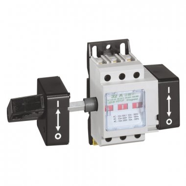 Фотография товара 'Legrand Выключатель-разъединитель Vistop - 32 A - 3П - рукоятка сбоку 022505'