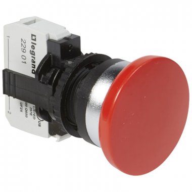 Фотография товара 'Legrand Кнопка с грибовидной головкой 40 - Osmoz - в сборе - IP 66 023716'