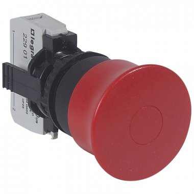 Фотография товара 'Legrand Кнопка с грибовидным толкателем 40 - Osmoz - в сборе 023721'